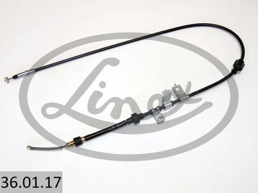 Linex 36.01.17 - Трос, гальмівна система autocars.com.ua