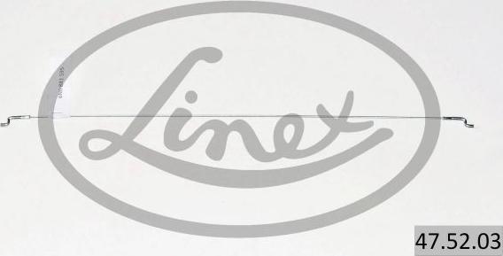Linex 47.52.03 - Трос, регулювання спинки сидіння autocars.com.ua