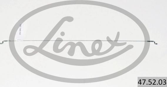 Linex 47.52.03 - Трос, регулювання спинки сидіння autocars.com.ua