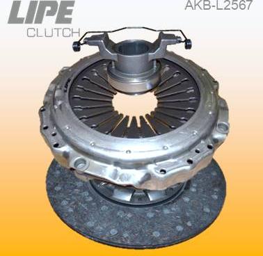 Lipe Clutch AKB-L2567 - Комплект зчеплення autocars.com.ua