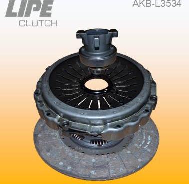 Lipe Clutch AKB-L3534 - Комплект зчеплення autocars.com.ua