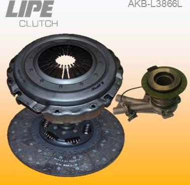Lipe Clutch AKB-L3866 - Комплект зчеплення autocars.com.ua