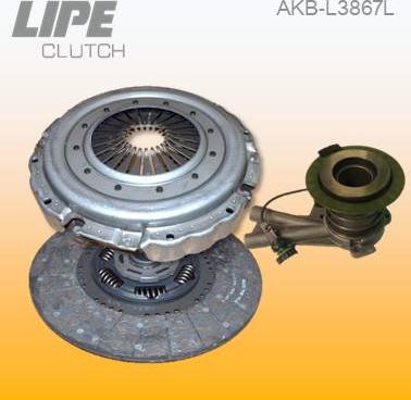 Lipe Clutch AKB-L3867 - Комплект зчеплення autocars.com.ua