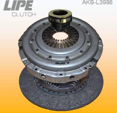 Lipe Clutch AKB-L3986 - Комплект зчеплення autocars.com.ua