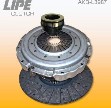 Lipe Clutch AKB-L3987 - Комплект зчеплення autocars.com.ua