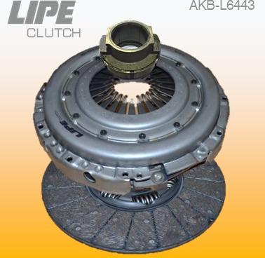 Lipe Clutch AKB-L6443 - Комплект зчеплення autocars.com.ua