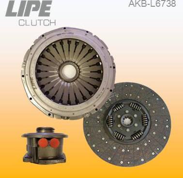 Lipe Clutch AKB-L6738 - Комплект зчеплення autocars.com.ua