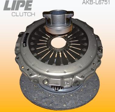 Lipe Clutch AKB-L6751 - Комплект зчеплення autocars.com.ua