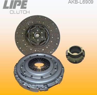 Lipe Clutch AKB-L6909 - Комплект зчеплення autocars.com.ua