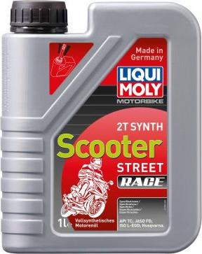 Liqui Moly 1053 - Масло мот. Motorbike 2T Synth Scooter Street Race 1л autodnr.net