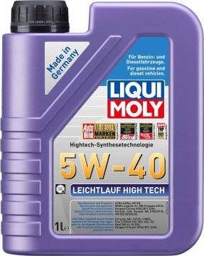 Liqui Moly 2327 - Масло моторное синт. Leichtlauf High Tech 5W-40 SP A3-B4 1л autodnr.net