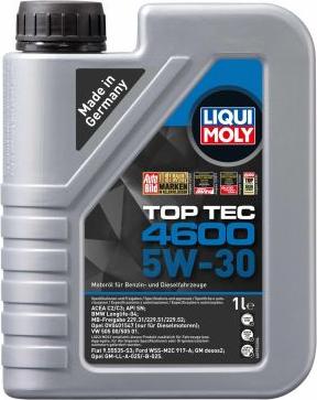 Liqui Moly 2315 - Масло мотор  Top Tec 4600 5W-30 1 л. autodnr.net