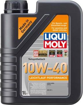 Liqui Moly 2338 - Масло мотор Leichtlauf Performance 10W-40 1L autodnr.net