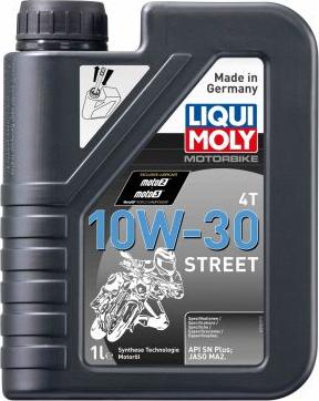 Liqui Moly 2526 - Масло мотор Motorbike 4T Street 10W-30 HC-синтетическое 1 л. autodnr.net
