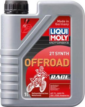 Liqui Moly 3063 - Масло мотор Motorbike 2T Synth Offroad Race Cинтетическое 1 л. autodnr.net