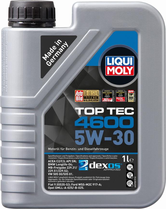 Liqui Moly 3755 - Моторне масло autocars.com.ua