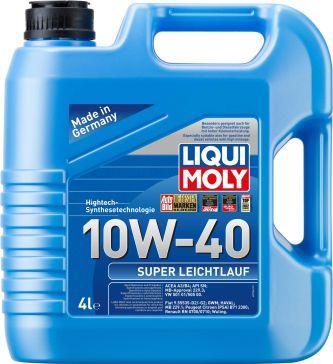 Liqui Moly 9504 - Super Leichtlauf 10W-40 SN A3-B4 4л autodnr.net