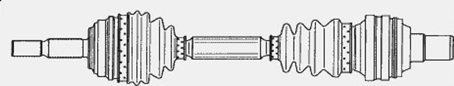 Löbro 303458 - Приводной вал avtokuzovplus.com.ua