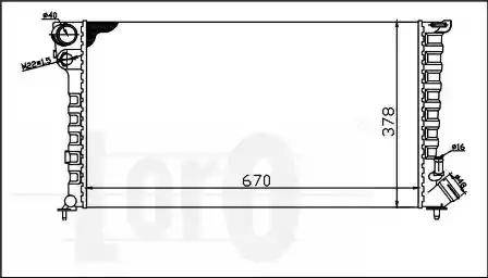 Loro 009-017-0003 - Радиатор, охлаждение двигателя autodnr.net
