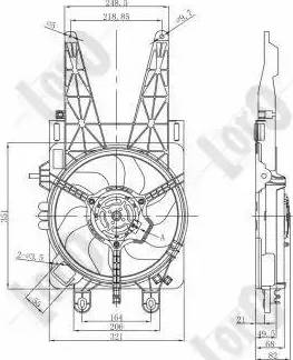 Loro 016-014-0004-R - Вентилятор, охолодження двигуна autocars.com.ua
