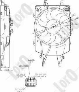 Loro 017-014-0001 - Вентилятор, охолодження двигуна autocars.com.ua