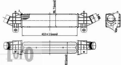 Loro 017-018-0002 - Интеркулер autocars.com.ua