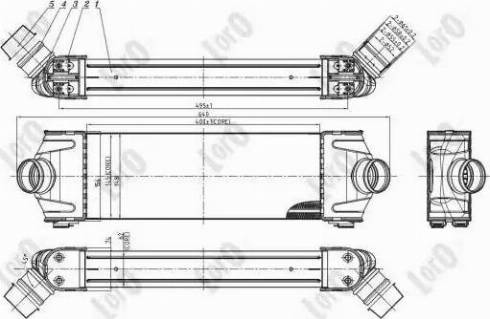 Loro 017-018-0013 - Интеркулер autocars.com.ua