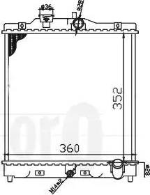 Loro 018-017-0008 - Радиатор, охлаждение двигателя avtokuzovplus.com.ua