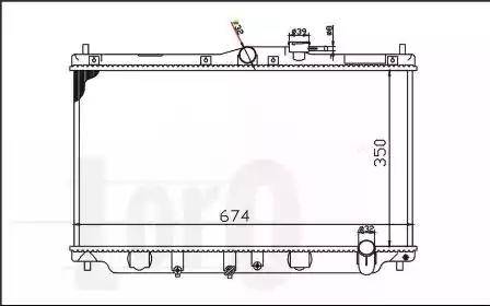 Loro 018-017-0019 - Радіатор, охолодження двигуна autocars.com.ua