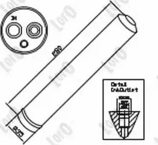 Loro 030-021-0002 - Осушитель, кондиционер avtokuzovplus.com.ua
