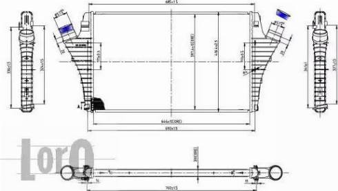 Loro 037-018-0006 - Интеркулер autocars.com.ua