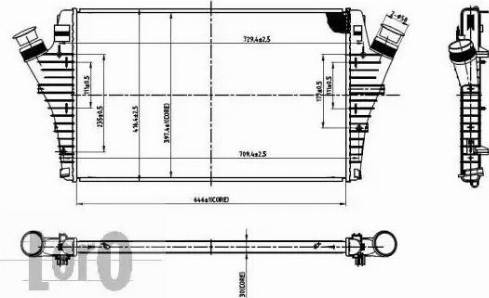 Loro 037-018-0007 - Интеркулер autocars.com.ua