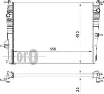 Loro 042-017-0053 - Радиатор, охлаждение двигателя autodnr.net