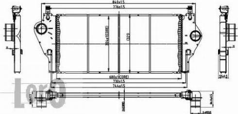 Loro 042-018-0001 - Интеркулер autocars.com.ua