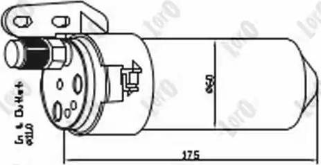 Loro 042-021-0003 - Осушитель, кондиционер avtokuzovplus.com.ua