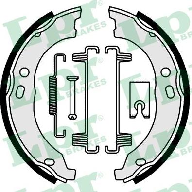 LPR 01003 - Комплект гальм, ручник, парковка autocars.com.ua