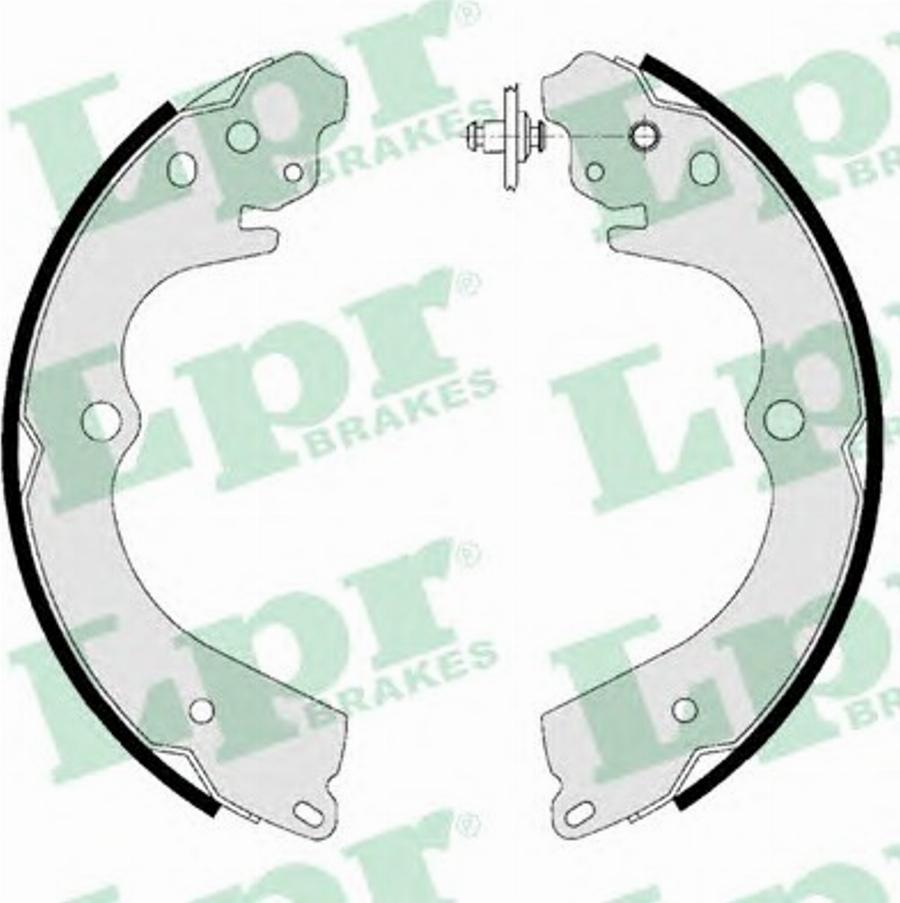 LPR 01083 - Комплект тормозных колодок, барабанные avtokuzovplus.com.ua