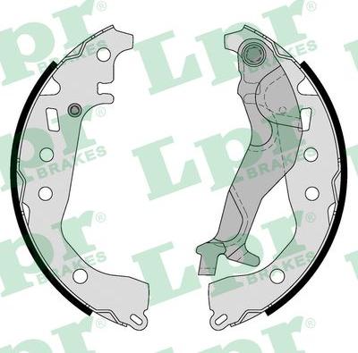 LPR 01203 - Комплект гальм, барабанний механізм autocars.com.ua
