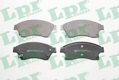 LPR 05P1581 - Тормозные колодки, дисковые car-mod.com