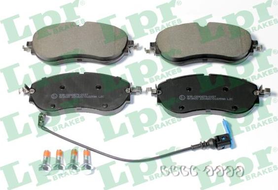 LPR 05P2259A - Гальмівні колодки, дискові гальма autocars.com.ua