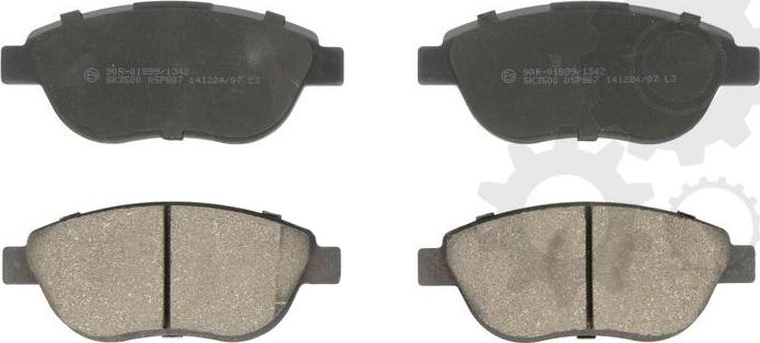 LPR 05P807 - Гальмівні колодки, дискові гальма autocars.com.ua