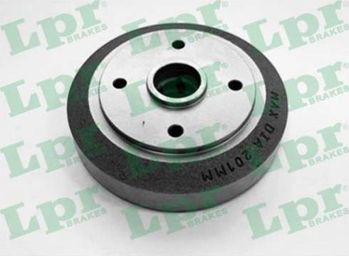 LPR 7D0103 - Гальмівний барабан autocars.com.ua