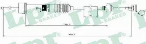 RIDER RD.411570166 - Трос, управління зчепленням autocars.com.ua