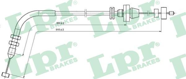 LPR C0076A - Тросик газу autocars.com.ua