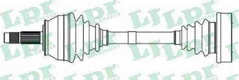 LPR DS13034 - Приводний вал autocars.com.ua