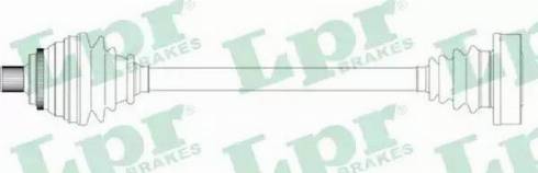 LPR DS14071 - Приводний вал autocars.com.ua