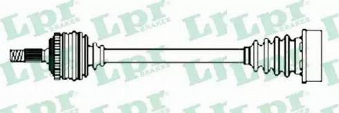 LPR DS15034 - Приводний вал autocars.com.ua