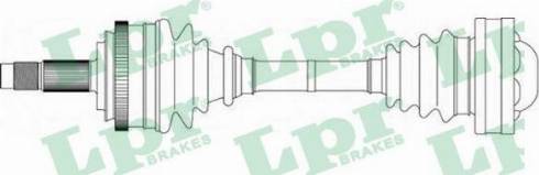 LPR DS20079 - Приводний вал autocars.com.ua