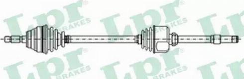 LPR DS21103 - Приводний вал autocars.com.ua