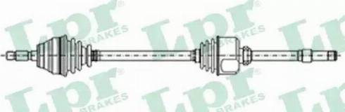 LPR DS38092 - Приводной вал avtokuzovplus.com.ua